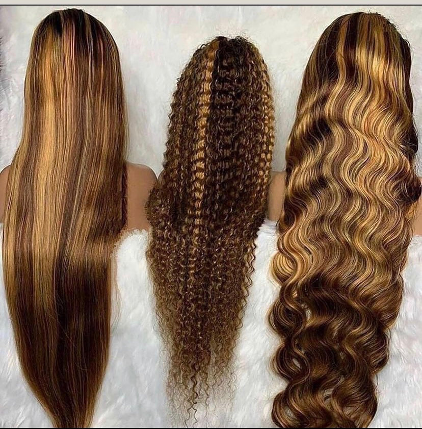 Lace Frontal Highlight Wigs