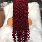 Lace Frontal Red Wigs