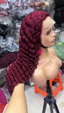 Lace Frontal Red Wigs